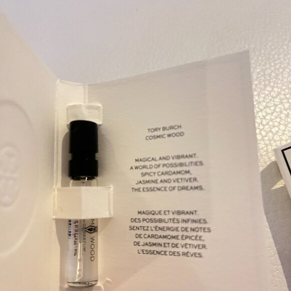 3 TORY BURCH SAMPLE EAU DE PARFUM COSMIC WOOD ELECTRIC SKY SUBLIME ROSE - Picture 4 of 5